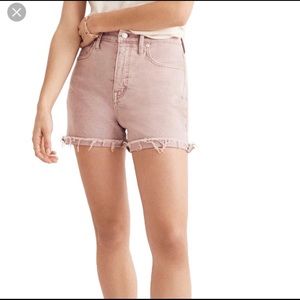 Madewell High Rise Denim Shorts